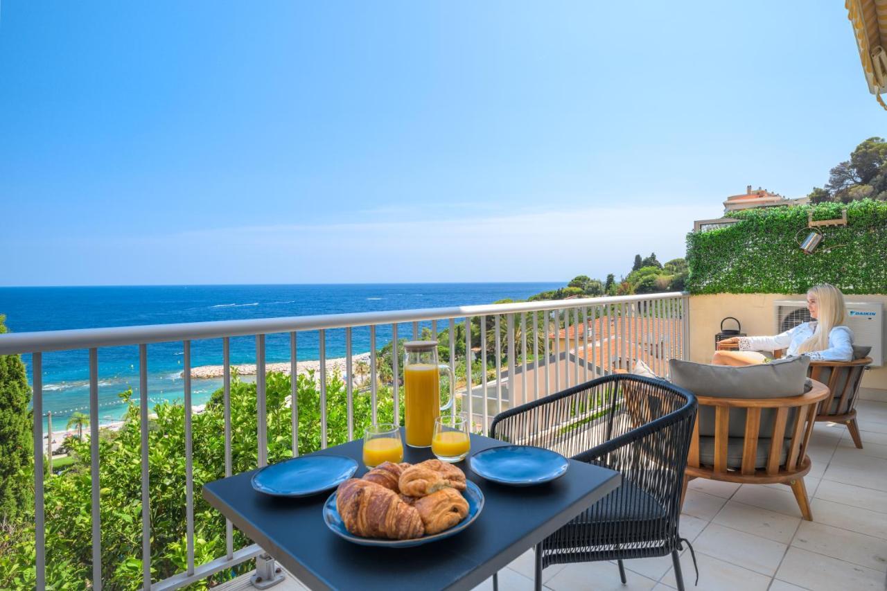 Proche Monaco, Vue Mer Et Acces A La Plage Saint-Antoine  Экстерьер фото
