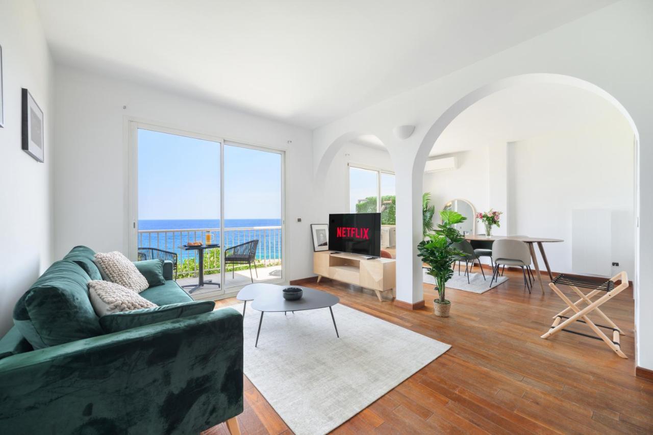 Proche Monaco, Vue Mer Et Acces A La Plage Saint-Antoine  Экстерьер фото
