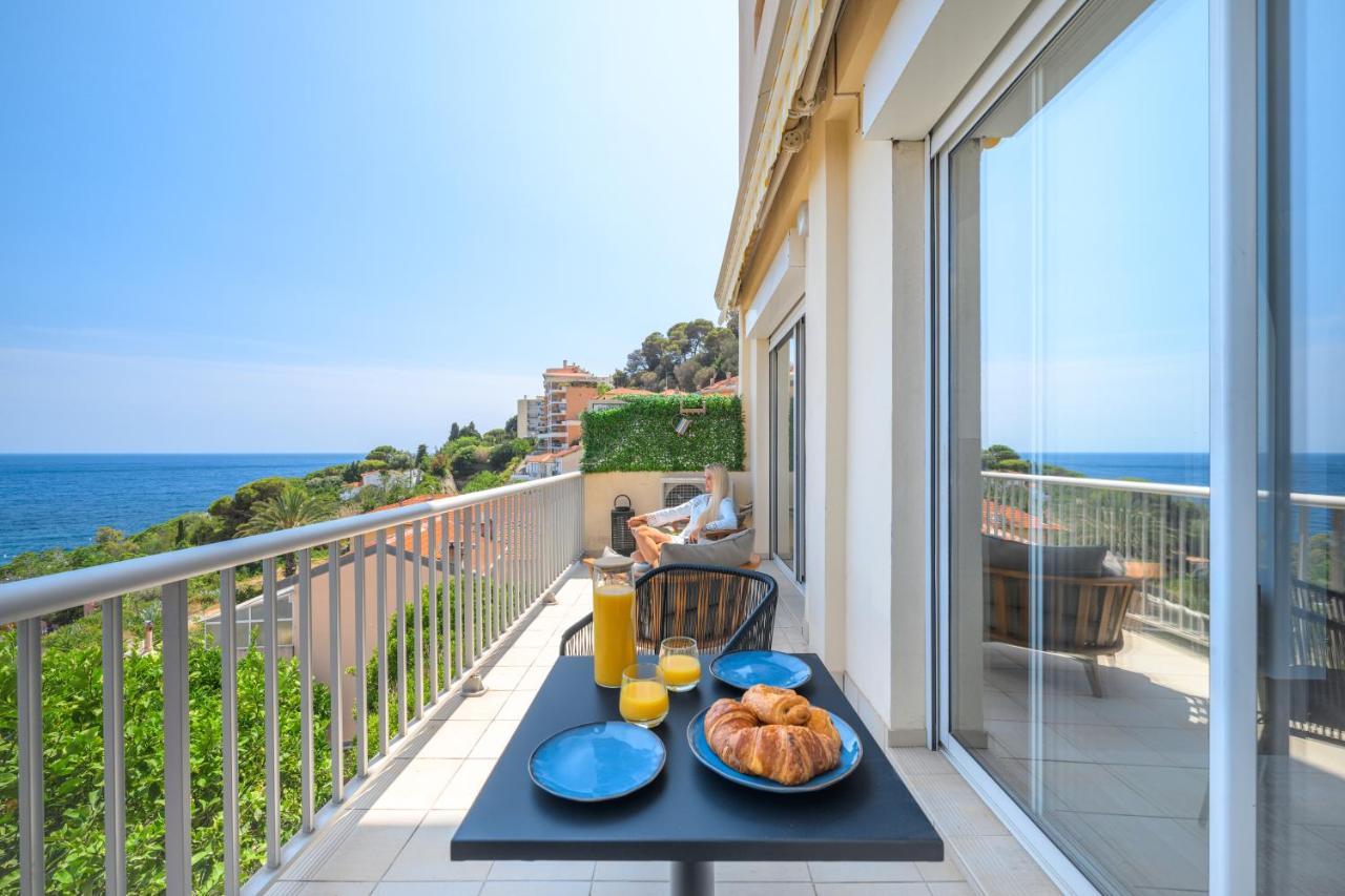 Proche Monaco, Vue Mer Et Acces A La Plage Saint-Antoine  Экстерьер фото